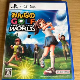 バンダイナムコエンターテインメント(BANDAI NAMCO Entertainment)のみんなのGOLF WORLD PS5版中古(家庭用ゲームソフト)