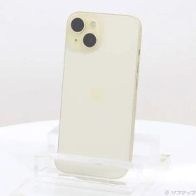 〔中古品〕 iPhone15 128GB イエロー MTMK3J／A SIMフリー【305】