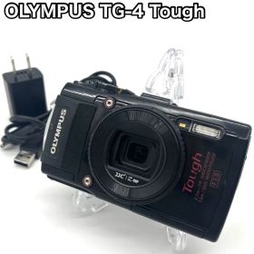 OLYMPUS オリンパス TG-4 Tough ブラック デジカメ コンデジ