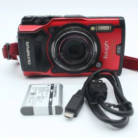 ≪美品≫ OLYMPUS Tough TG-5 ボディ レッド #20251219-3082