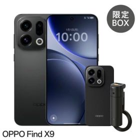 【限定BOX】OPPO Find X9 限定BOX 6.6型 16GB/512GB スペースブラック SIMフリースマートフォン CPH2797-BK FINDX9