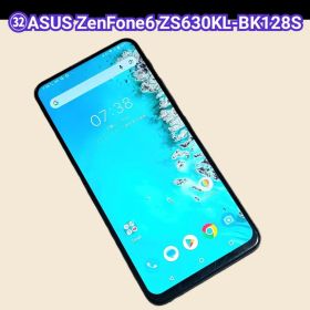 ㉜ASUS ZenFone 6 ZS630KL 128GB ブラック 訳有品