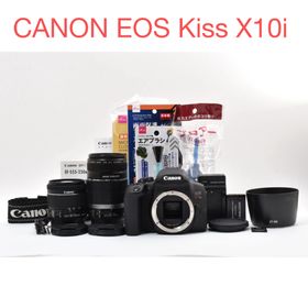 キヤノン(Canon)のCanon キャノン EOSKiss X10i標準&望遠ダブルレン(デジタル一眼)