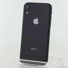 〔中古品〕 iPhoneXR 64GB ブラック MT002J／A SIMフリー【258】