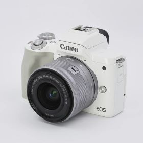 【中古】[並品] Canon（キヤノン） EOS Kiss M2 EF-M15-45 IS STM レンズキット [ホワイト] _GP00011230