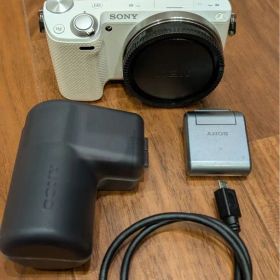 SONY NEX-5R ミラーレス一眼カメラ フラッシュ、マイク付