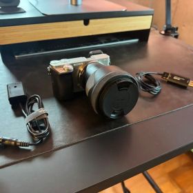 【配信完成セット】α6000＋名玉Sigma 16mm★給電＆プロ設定付