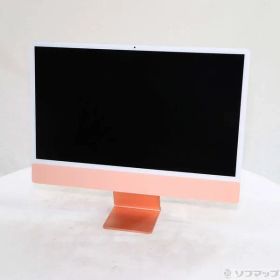 〔中古品〕 iMac 24-inch Mid-2021 MGPM3J／A Apple M1 8コアCPU_8コアGPU 8GB SSD256GB ピンク 〔13.7 Ventura〕【377】