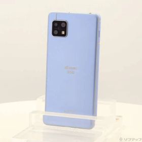 〔中古品〕 AQUOS sense5G 64GB スカイブルー SH-53A docomoロック解除SIMフリー【349】
