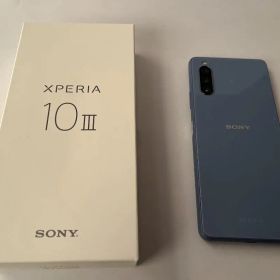 再値下Xperia10 III A102SO(Ymobile)ブルー 箱・取説付