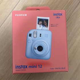 フジフイルム(富士フイルム)の富士フイルムチェキ instax mini 12 パステルブルー(1台)(フィルムカメラ)
