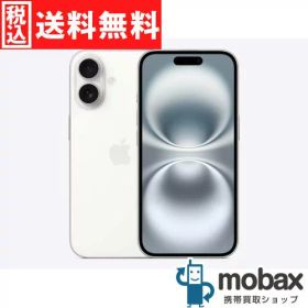 ◆ポイントUP◆《国内版SIMフリー》【新品未開封品（未使用）】 iPhone 16 512GB [ホワイト] MYE33J/A 白ロム 6.1インチ Apple（SIMフリー）