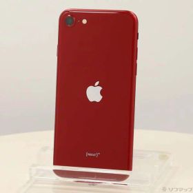 【中古】Apple(アップル) iPhone SE 第3世代 64GB プロダクトレッド MMYE3J／A SIMフリー 【352-ud】