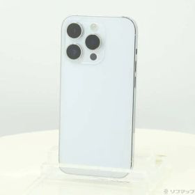 〔中古品〕 iPhone14 Pro 256GB シルバー MQ0Y3J／A SIMフリー 〔ネットワーク利用制限▲〕【377】