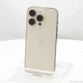 〔中古品〕 iPhone14 Pro 256GB ゴールド MQ173J／A SIMフリー【344】