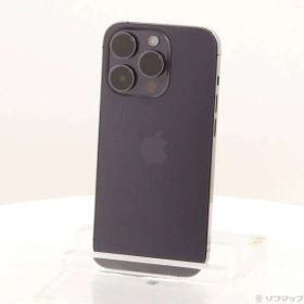 〔中古品〕 iPhone14 Pro 256GB ディープパープル MQ1E3J／A SIMフリー【276】