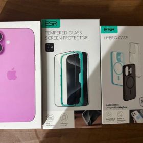 新品未開封 iPhone16 128GBピンクSIMフリー ケース・フィルム付き