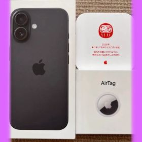 iPhone 16 128GB ブラック 2026 限定 だるま+ AirTag