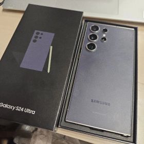 【中古】Samsung Galaxy S24 Ultra パープル 本体 国内版