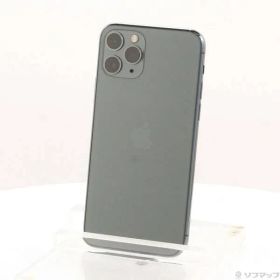 〔中古品〕 iPhone11 Pro 64GB ミッドナイトグリーン MWC62J／A SIMフリー【352】
