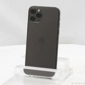 〔中古品〕 iPhone11 Pro 64GB スペースグレイ MWC22J／A SIMフリー【297】