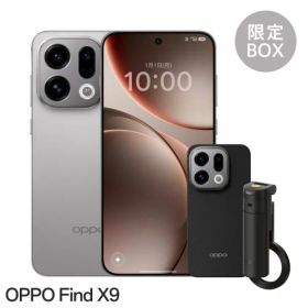 【限定BOX】OPPO Find X9 限定BOX 6.6型 16GB/512GB チタニウムグレー SIMフリースマートフォン CPH2797-GY FINDX9
