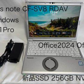 Let's note CF-SV8 RDAVS DVD•Office 新品SSD