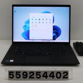 Lenovo ThinkPad P1 Gen4 Xeon W-11855M 3.2GHz/32GB/512GB/WQUXGA タッチパネル/Win11/NVIDIA RTX A2000 Laptop GPU 【559254402】