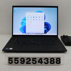 Lenovo ThinkPad P1 Gen4 Xeon W-11855M 3.2GHz/32GB/512GB/WQUXGA タッチパネル/Win11/NVIDIA RTX A2000 Laptop GPU 【559254388】