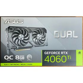 エイスース(ASUS)の【新品未開封】ASUS Dual RTX 4060 Ti EVO OC 8GB(PCパーツ)