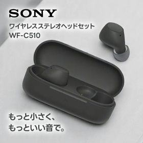 ソニー 完全ワイヤレスイヤホン WF-C510 BC ブラック