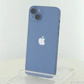 〔中古品〕 iPhone14 Plus 128GB ブルー MQ4H3J／A SIMフリー【349】