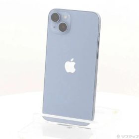 〔中古品〕 iPhone14 Plus 128GB ブルー MQ4H3J／A SIMフリー【377】