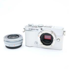【中古】 《美品》 OLYMPUS PEN E-P7 14-42mm EZレンズキット ホワイト [ デジタルカメラ ]