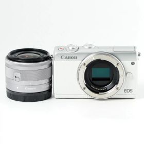 Canon ミラーレス一眼カメラ EOS M100 EF-M 15-45mm IS STM レンズキット ホワイト #14267