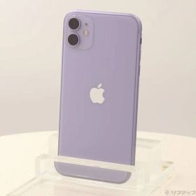 〔中古品〕 iPhone11 64GB パープル MWLX2J／A SoftBank【198】