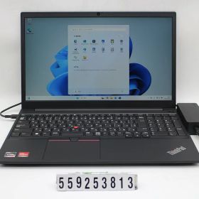 Lenovo ThinkPad E15 Gen3 Ryzen 5 5500U 2.1GHz/8GB/256GB(SSD)/15.6W/FHD(1920x1080)/Win11【中古】【20251226】