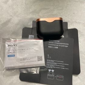 ジャンク SONY WF-1000XM3 ワイヤレスイヤホン ブラック・ゴールド