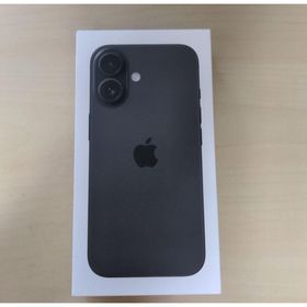 アイフォーン(iPhone)の【新品】 Apple iPhone 16 128GB 黒 【未開封】(スマートフォン本体)