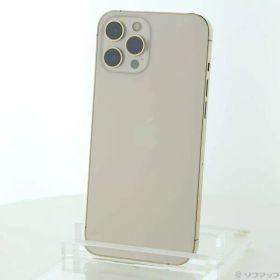 〔中古品〕 iPhone12 Pro Max 256GB ゴールド MGD13J／A SIMフリー【352】