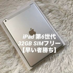 【完動品】iPad 第6世代 32GB SIMフリー【すぐ発送】