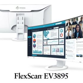 【新品/取寄品】37.5インチカラー液晶モニター FlexScan EV3895-WT ホワイト