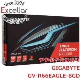 [bn:12] GIGABYTE製グラボ Radeon RX 6600 EAGLE GV-R66EAGLE-8GD PCIExp 8GB 元箱あり
