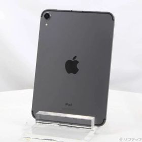 〔中古品〕 iPad mini 第6世代 64GB スペースグレイ MK893J／A SIMフリー【297】