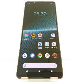 Xperia 1 V SOG10 au ブラック 送料無料 本体 c00837 【中古】