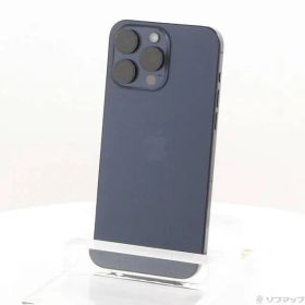 〔中古品〕 iPhone15 Pro Max 256GB ブルーチタニウム MU6T3J／A SIMフリー【262】