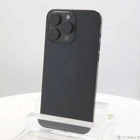 ソフマップ 〔中古品〕 iPhone15 Pro Max 512GB ブラックチタニウム MU6U3J／A SIMフリー【349】