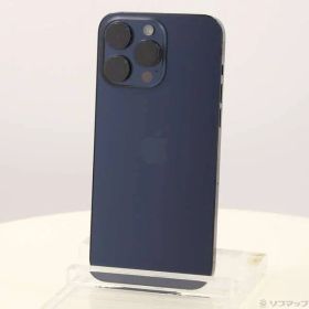 〔中古品〕 iPhone15 Pro Max 512GB ブルーチタニウム MU6X3J／A SIMフリー【349】