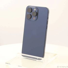 〔中古品〕 iPhone15 Pro Max 512GB ブルーチタニウム MU6X3J／A SIMフリー【344】