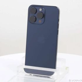 ソフマップ 〔中古品〕 iPhone15 Pro Max 512GB ブルーチタニウム MU6X3J／A SIMフリー【196】
